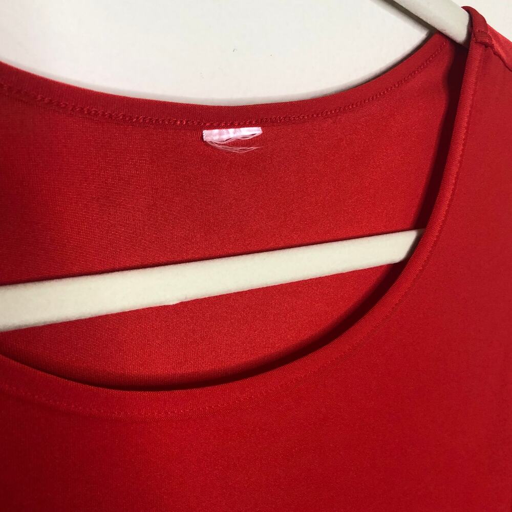 Red Asymmetrical Tank Large - Picture 2 of 5